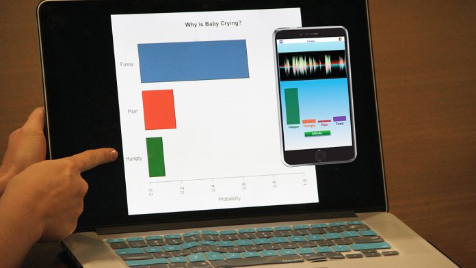 app app laat zien waarom baby huilt