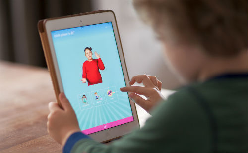 Zorgprijs voor app om spelenderwijs gebarentaal te leren