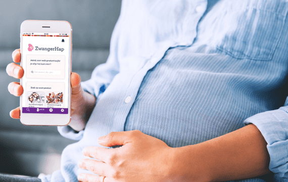 App informeert over verstandig eten tijdens de zwangerschap