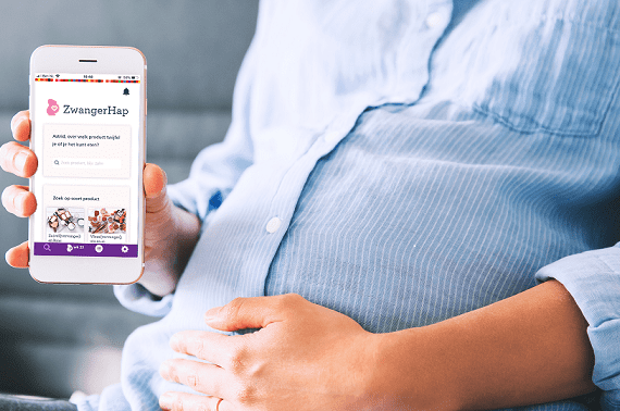 App informeert over verstandig eten tijdens de zwangerschap