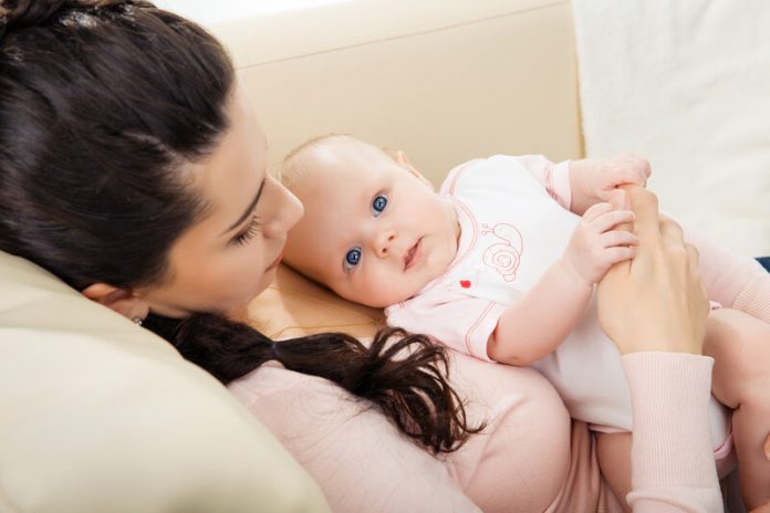 Baby cs moeder en baby