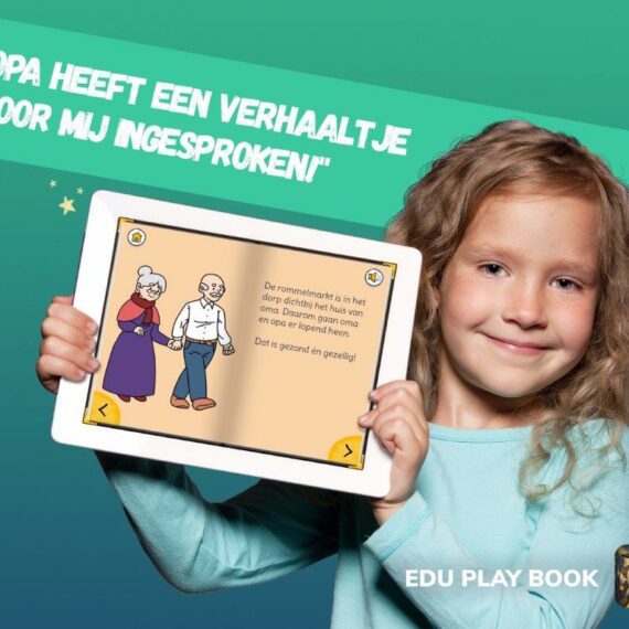 App om voorleesverhaaltjes in te spreken voor kleinkinderen