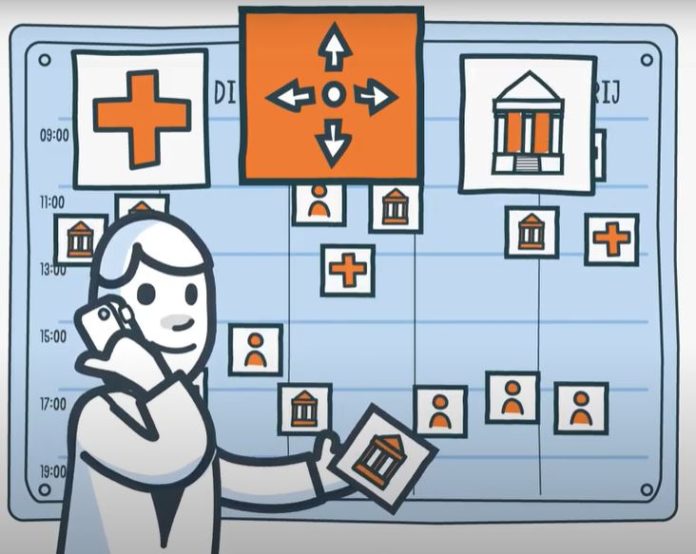 Animatie - screenshot beeld 2 - zorgcoordinator