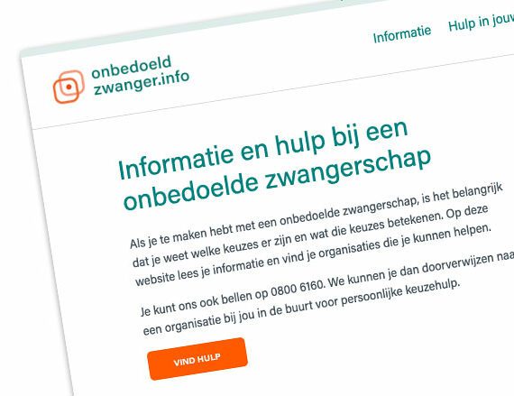 Informatiepunt onbedoeldzwanger 24/7 bereikbaar via chat en telefoon