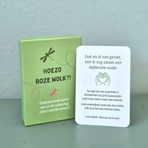 Hoezo roze wolk?! Ondersteunende kaarten voor als het ouderschap anders voelt dan verwacht.