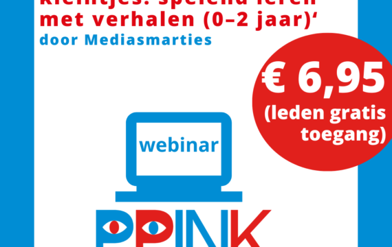 PPINK-webinar Mediawijs met de kleintjes: spelend leren met verhalen