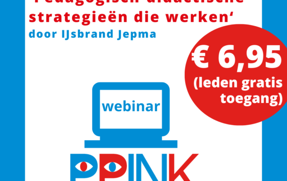 PPINK-webinar Pedagogisch‑didactische strategieën die werken
